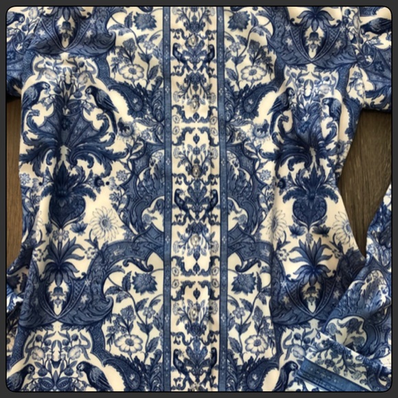 CHINOISERIE LONG SLEEVE BUSINESS TIME SHIRT - Picture 6 of 11